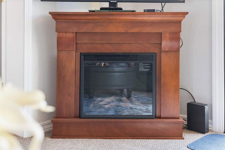 Living area with sofa sleeper, and Smart TV