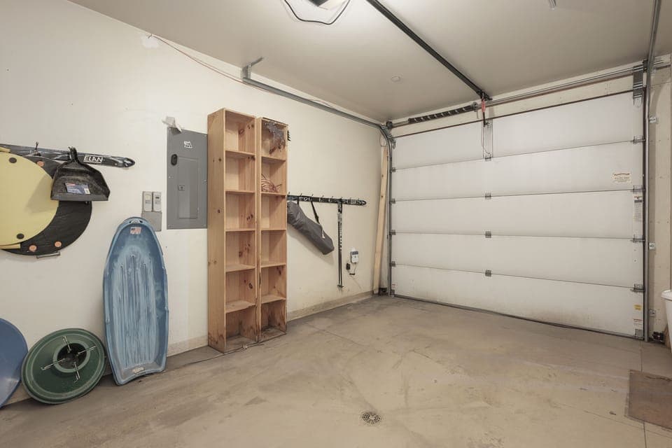 Your private garage offers secure parking and convenient storage space for gear and beach equipment during your stay.