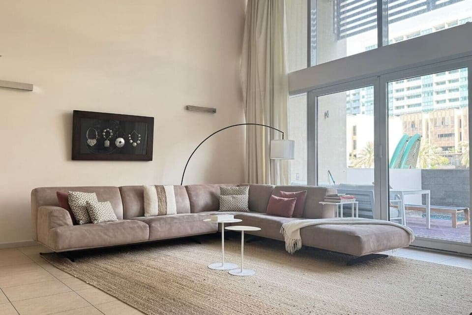 Chic touches meet homely comfort in a space you’ll love unwinding in.