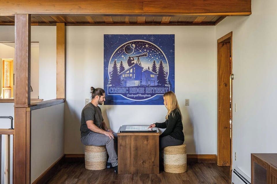 Endless fun awaits at the Infinity Game Table—play classics and modern games right inside the cabin.