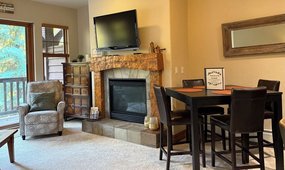 Cozy fire in the flip of a switch