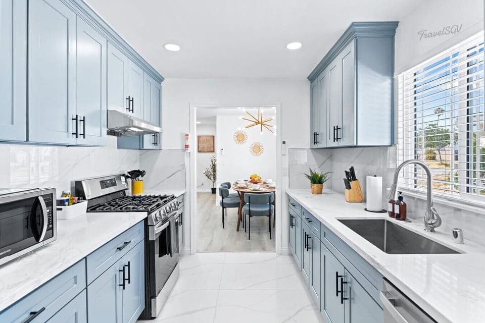 New appliances, spacious counters, and all the tools for your signature dishes. #TravelSGV