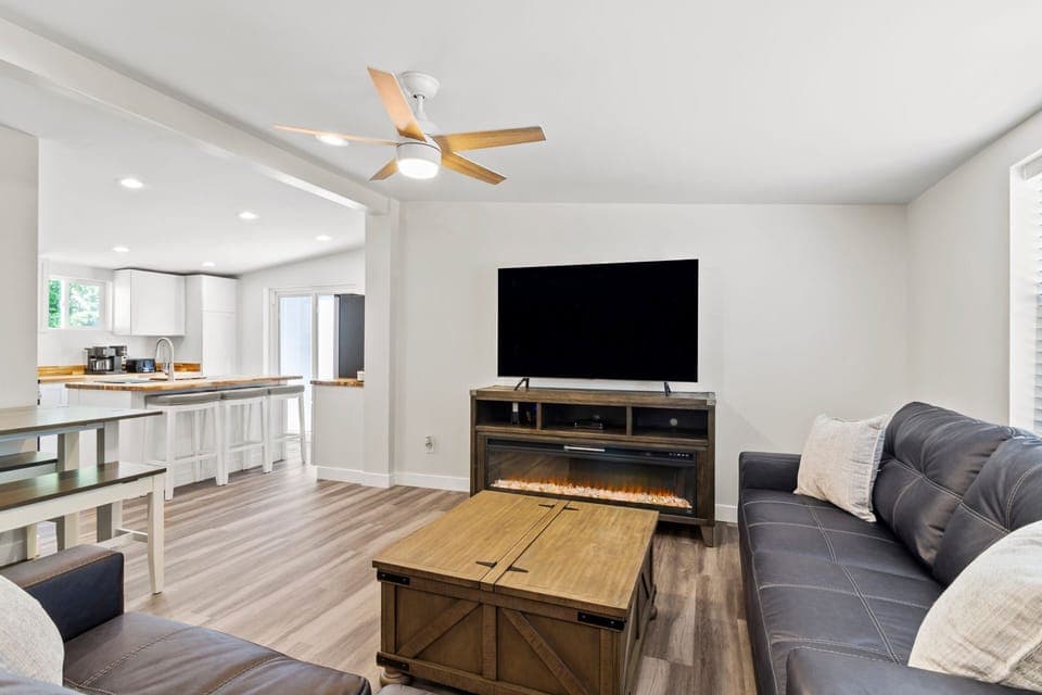 The Waterbury Way - Living Room with TV