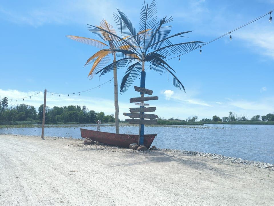 Riverfront at Jimmy Bukkett's - perfect for a sunny summer day.