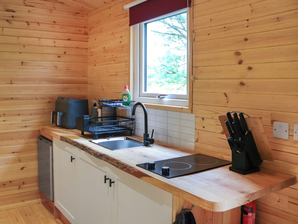 Kitchen | Shepherds Hut Two - Island Hut Retreats, Rhosmeirch, near Benllech
