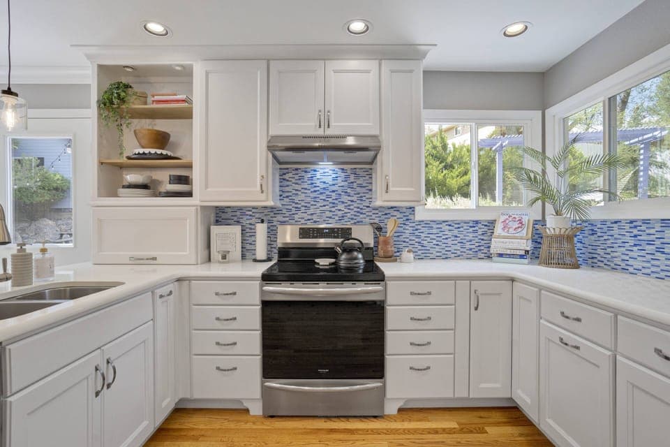 Kitchen with modern appliances