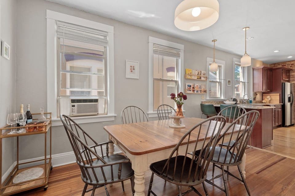 Dining Room w/ Bar Cart