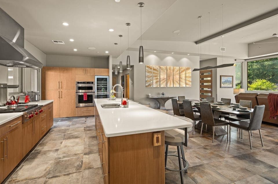 The gourmet kitchen is every chefs dream