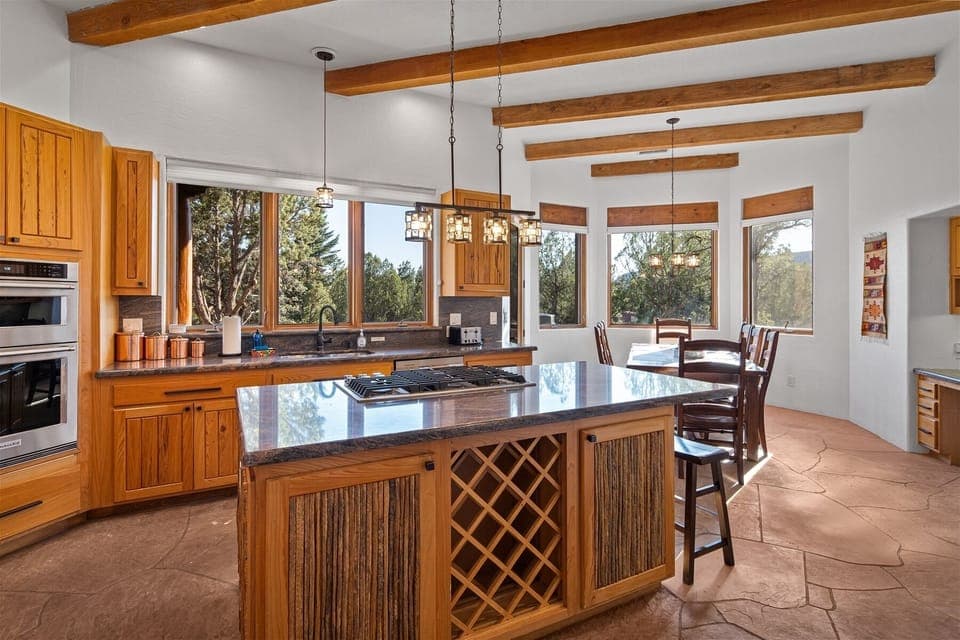 Spacious, open kitchen