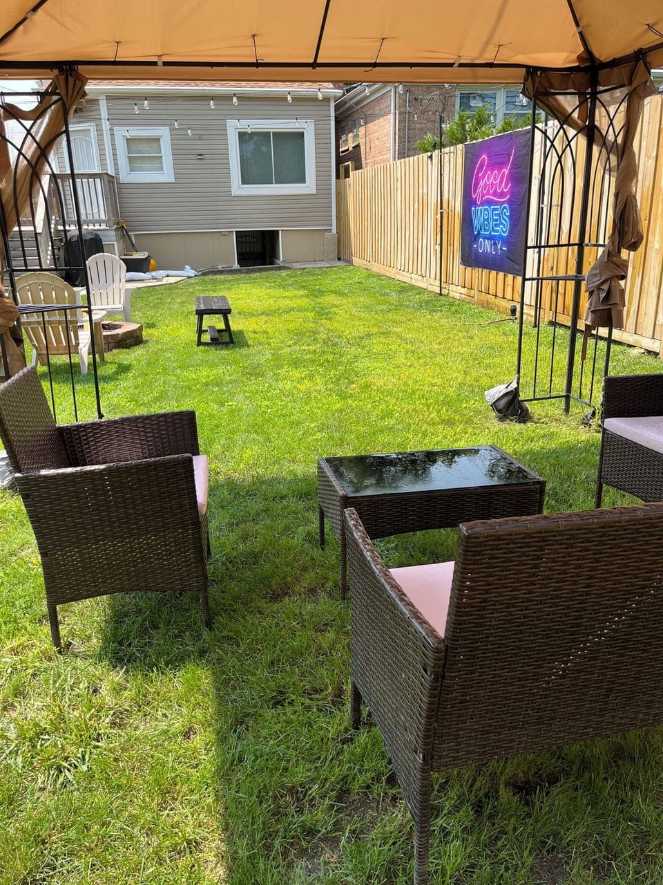 Backyard canopy