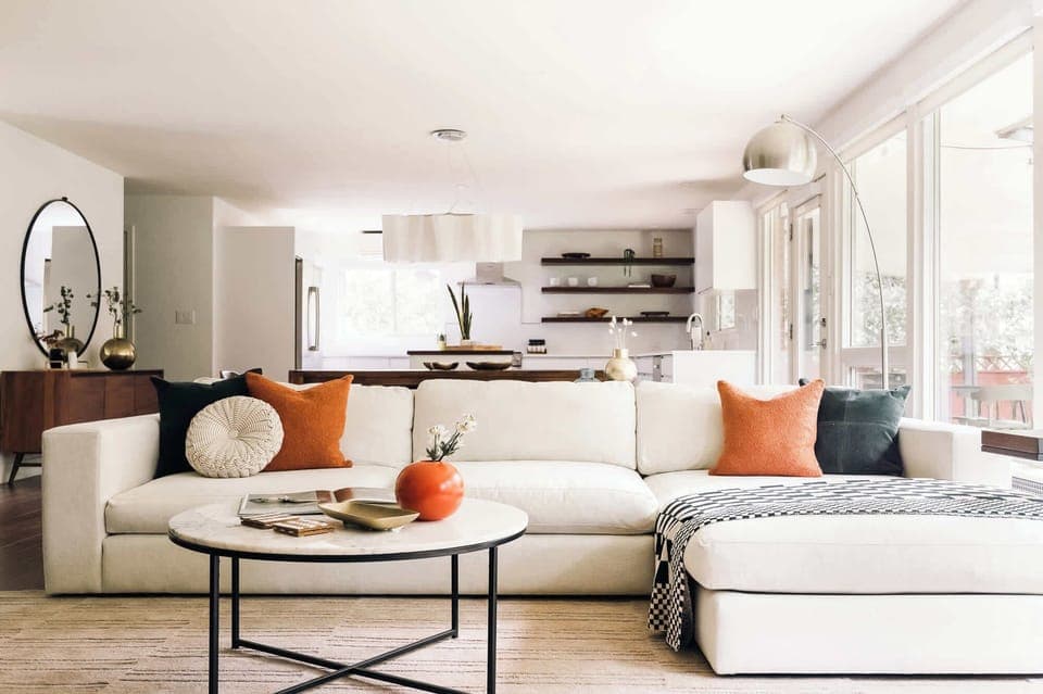 Upstairs living area