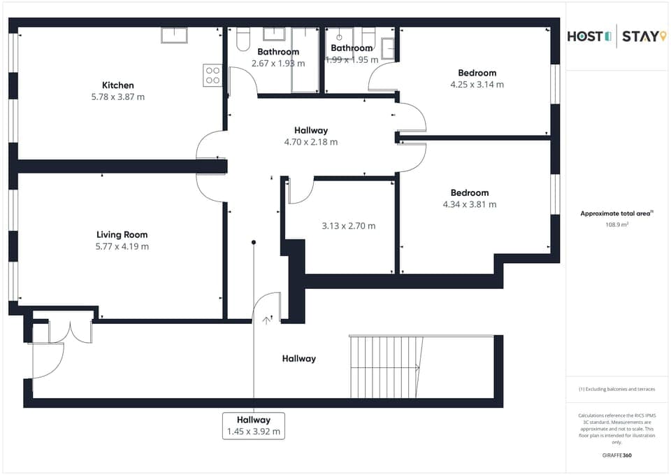 Drummond Suite, North Shields - Host & Stay
