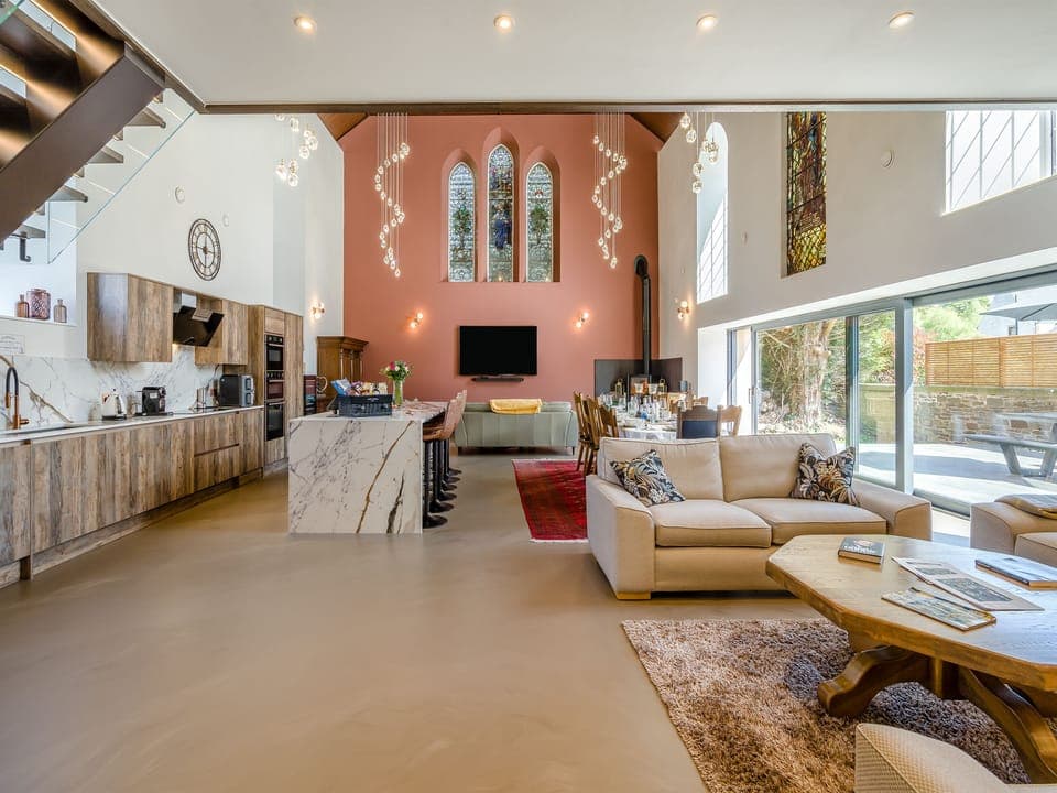 Open plan living space | Auld Kirk House, Duns