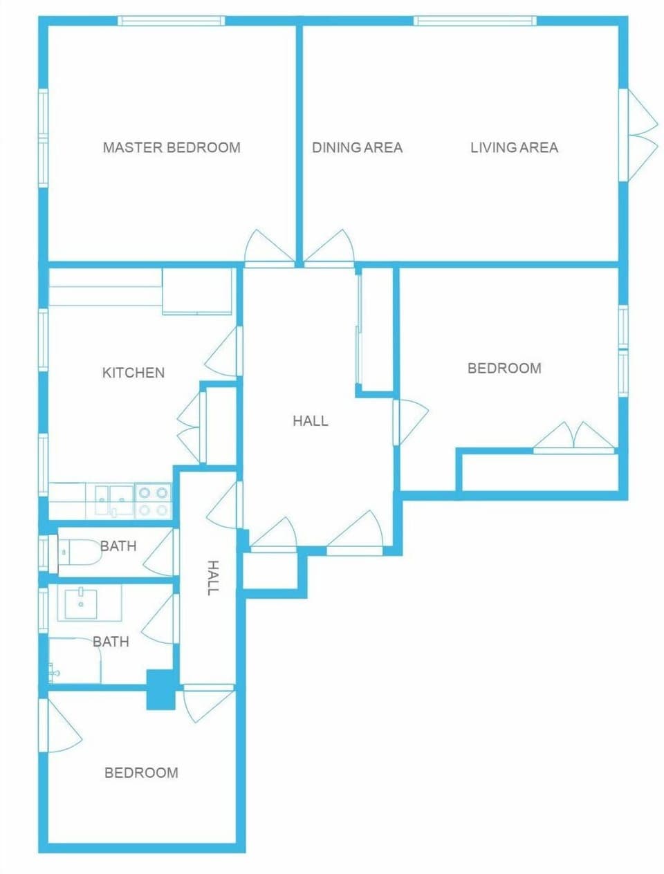 Floorplan Edelweiss 2 apartment