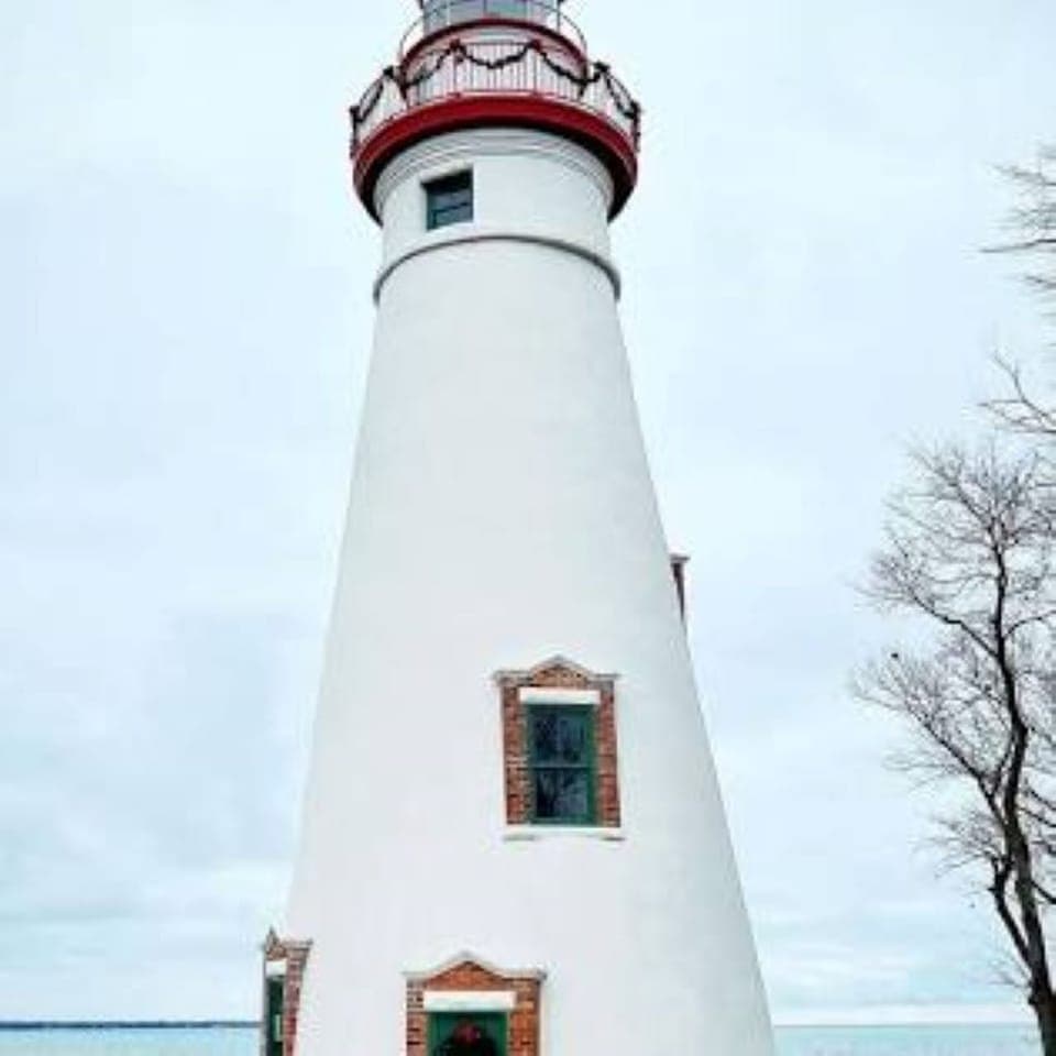Marblehead lighthouse located up the road from Lakeside