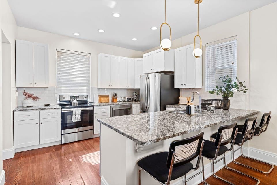 Large kitchen for cooking