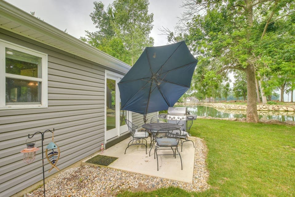 St Marys Vacation Rental | 1BR | 1BA | 800 Sq Ft | Stairs Required