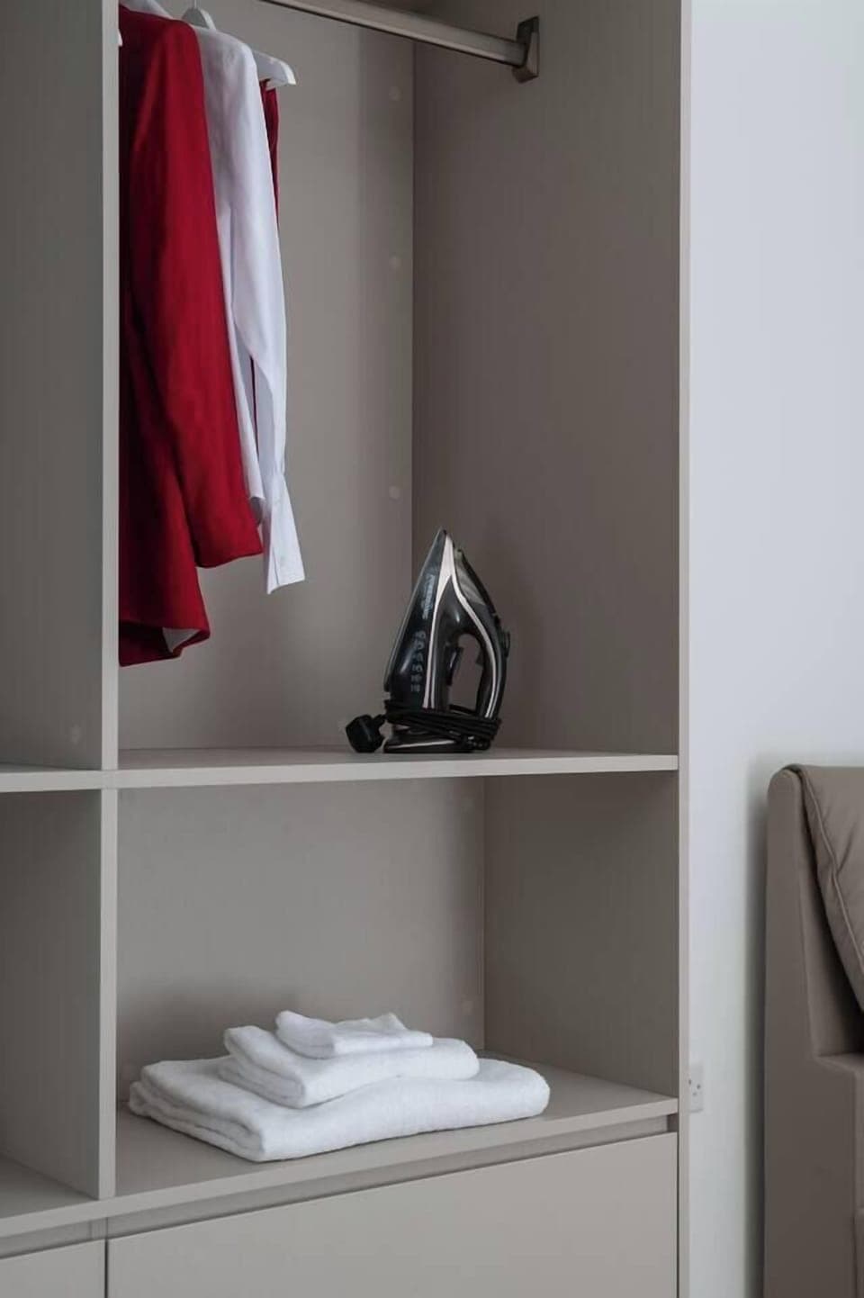 An Iron and an ironing board