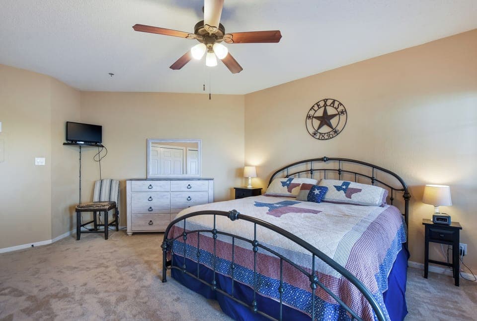 HDTV in Primary Bedroom