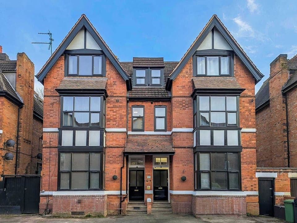 Shared parking front of property