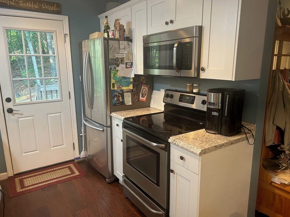 Galley style kitchen 