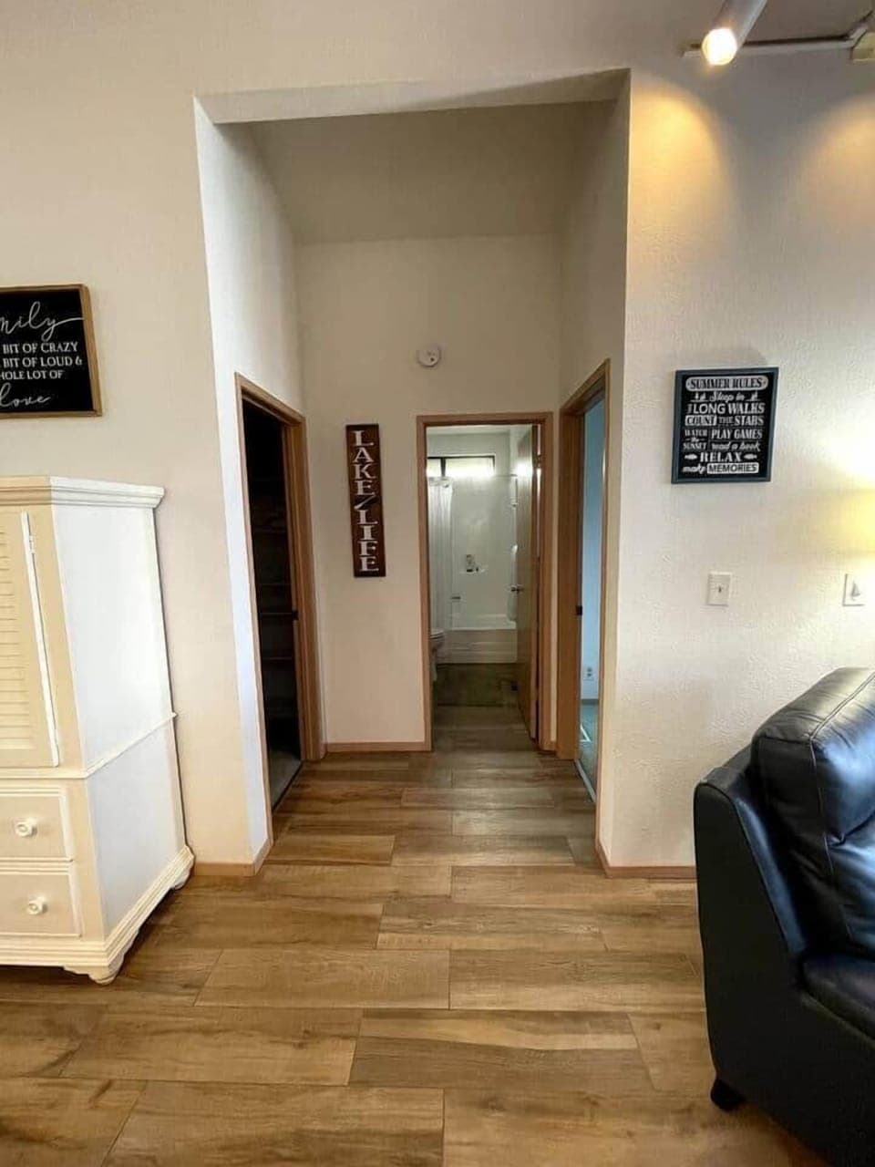 Bedrooms and bathroom from upstairs area.