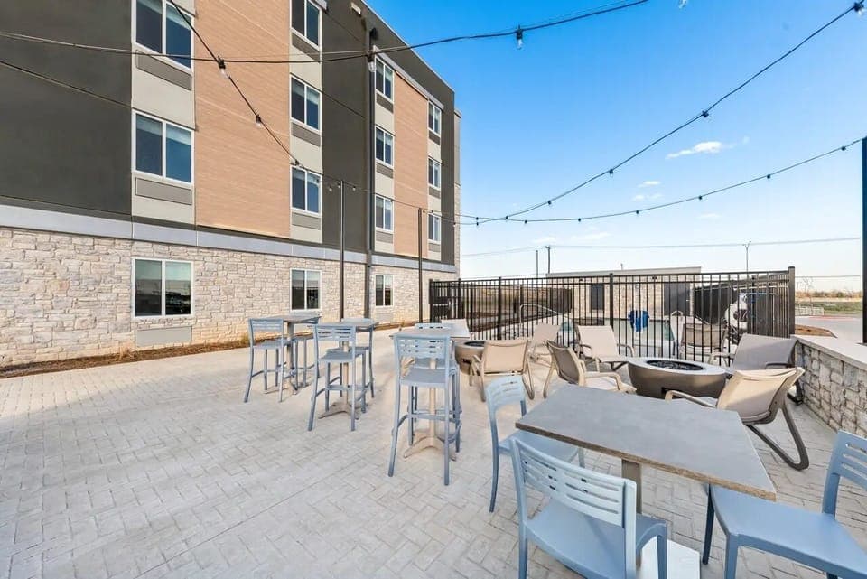 Stretch out on loungers and enjoy fresh open-air vibes