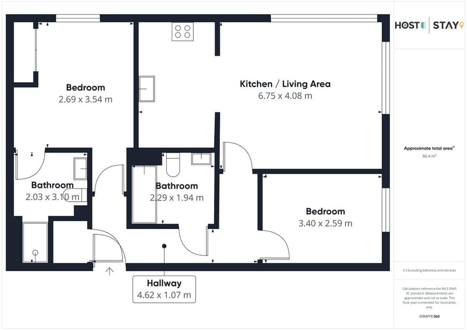 Newport House Apartment, Worcester - Host & Stay