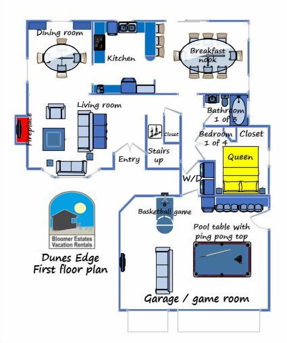 Dune's edge first floor