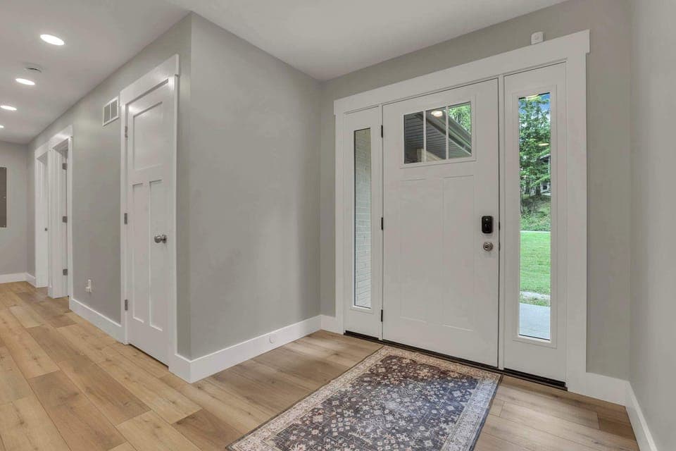 Beautifully designed front entryway