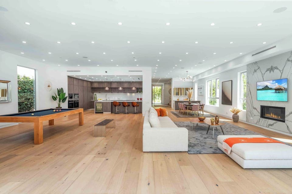 Decorated with designer brands for first-class travelers.