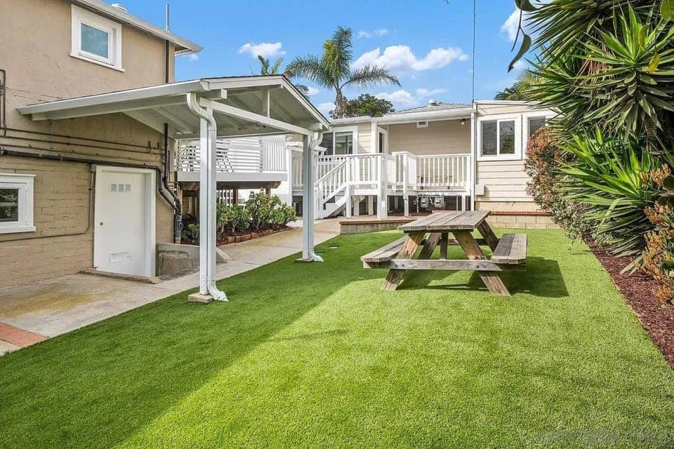 Large Yard Area for Bikes, Surfboards, and Pets