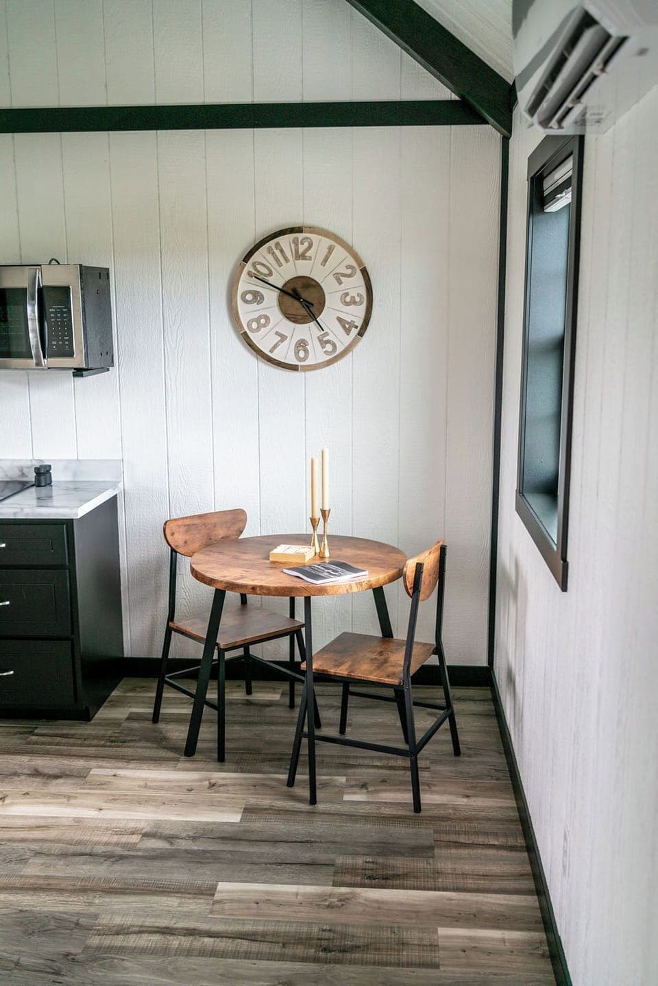 Dining area right next to the kitchen
