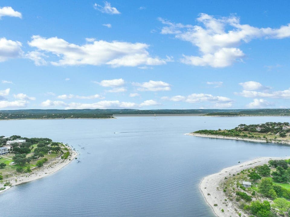 Aerial view of Canyon Lake