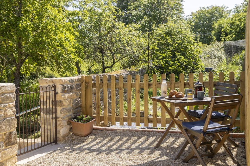 Enjoy breakfast alfresco