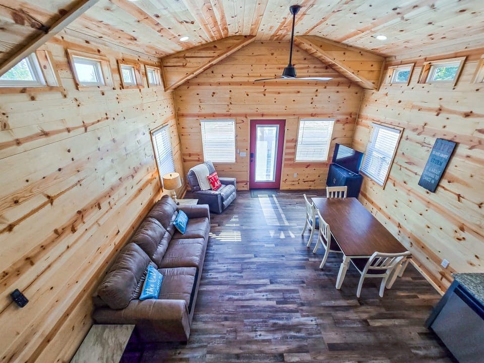 Comfortable living area for family fun