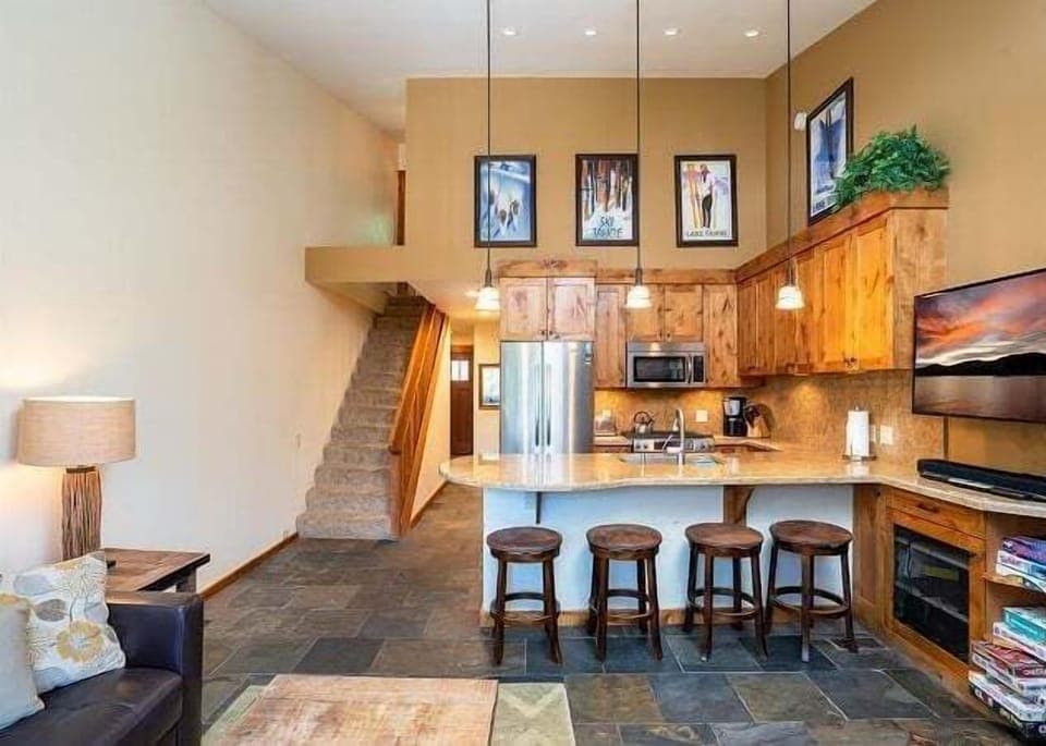 Open Living and Kitchen