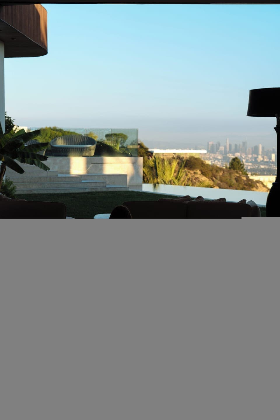 Enjoy breathtaking views from the Living Space