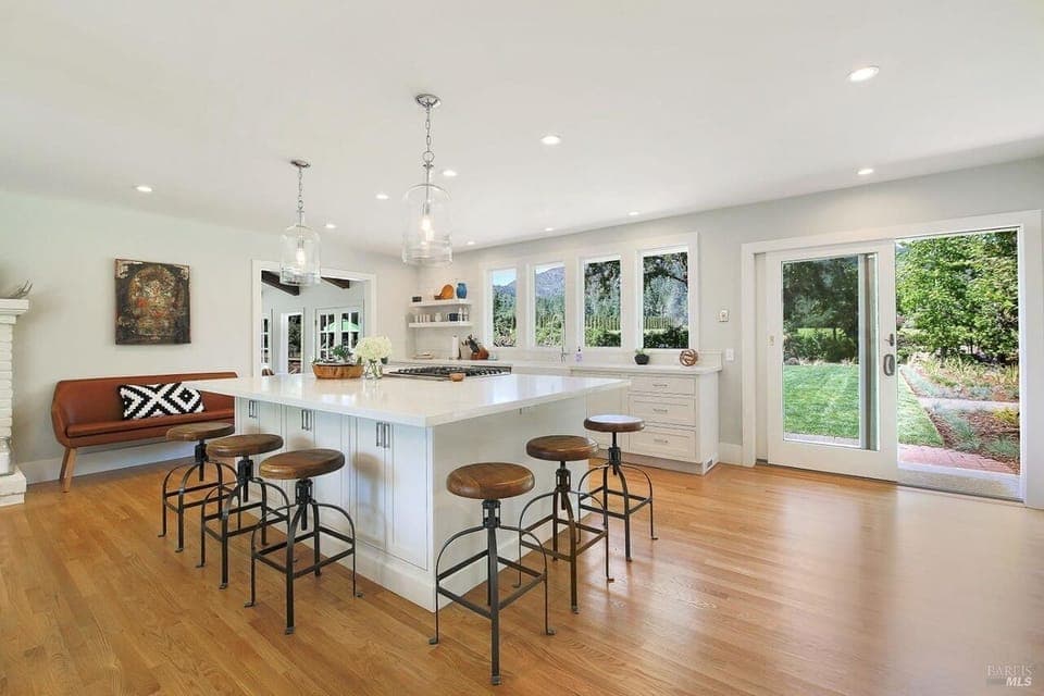 Chefs kitchen with center island