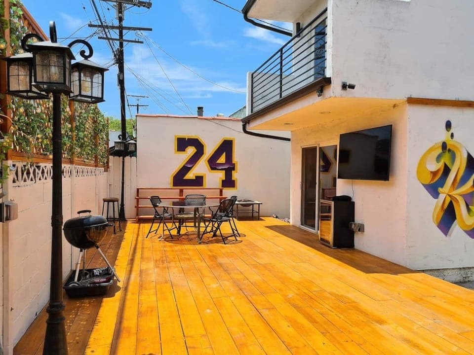 PRIVATE PATIO WITH HOT TUB