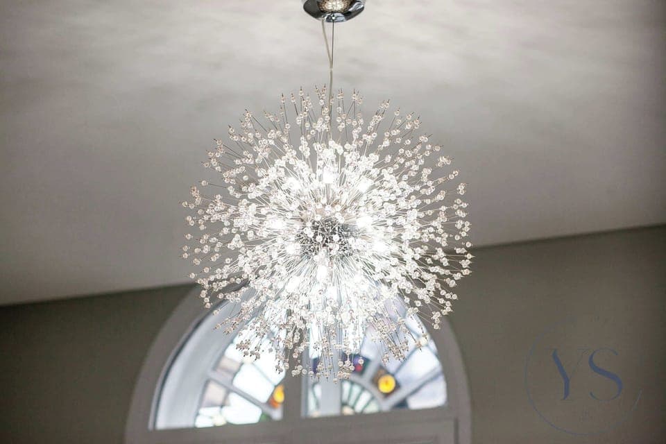Starburst chandelier