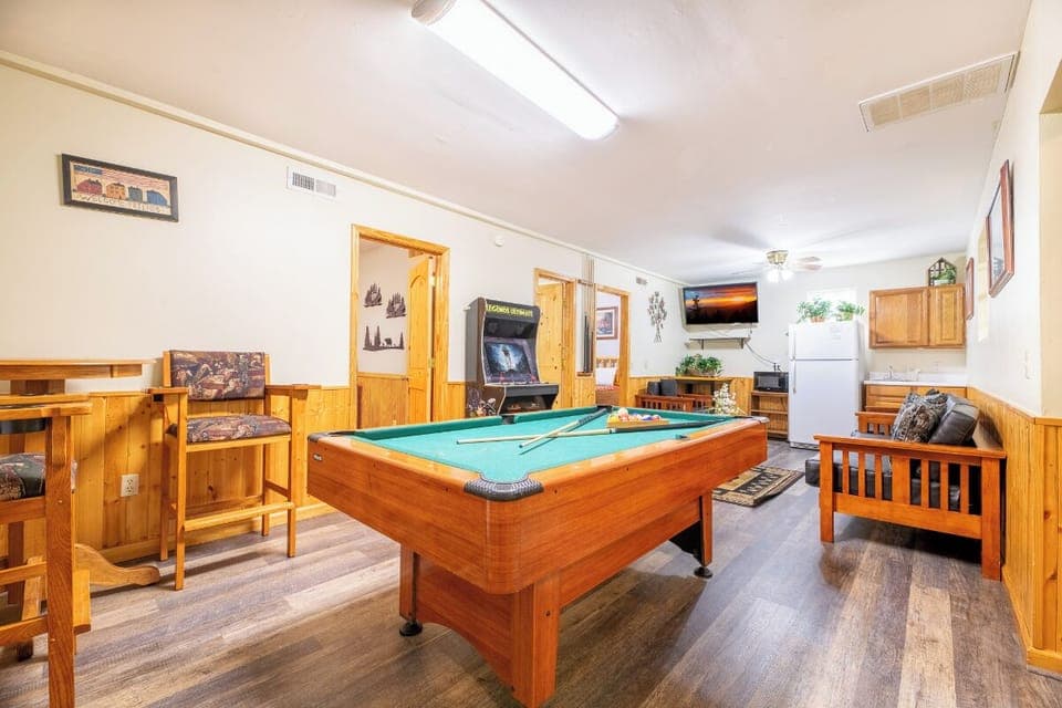 The Mountain Dacha's fun game room