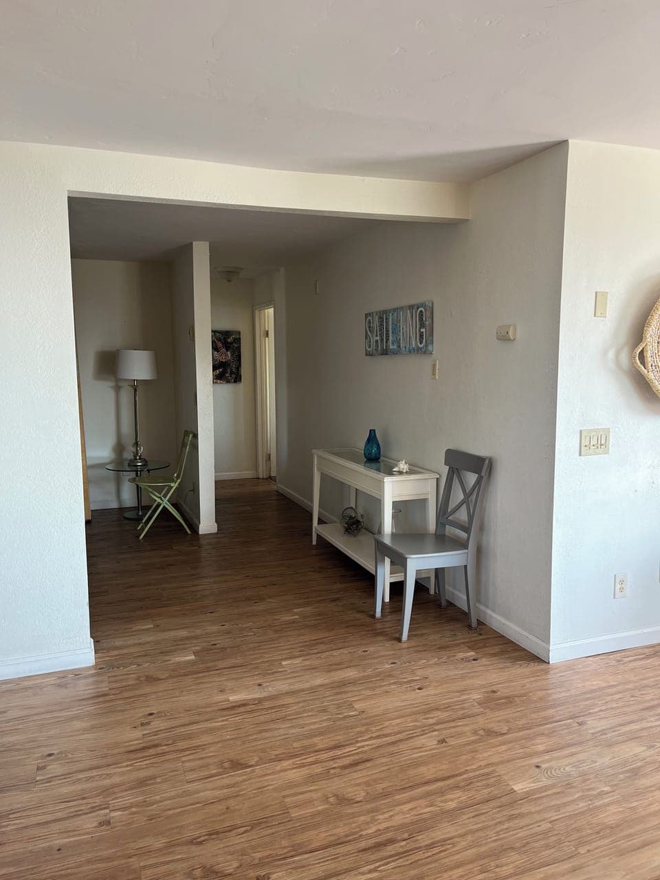 Hallway leading to bedrooms