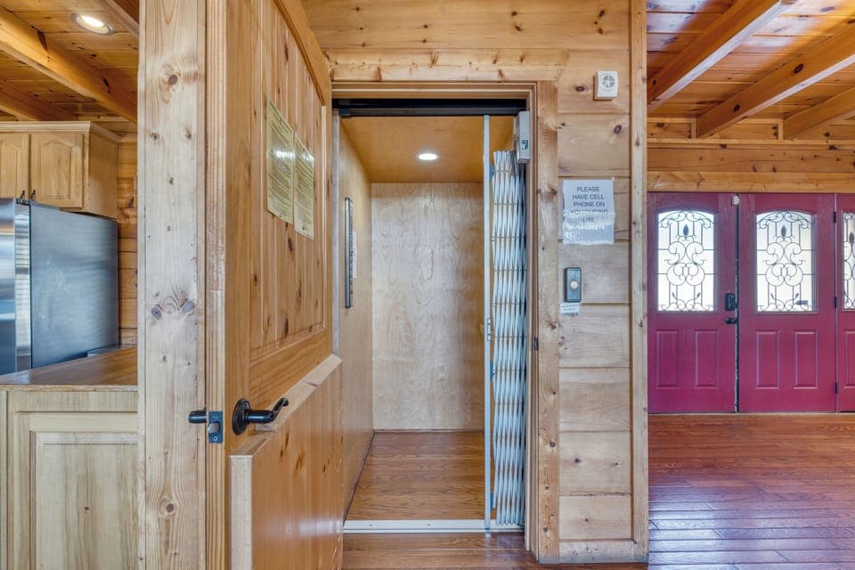 Elevator within the home.