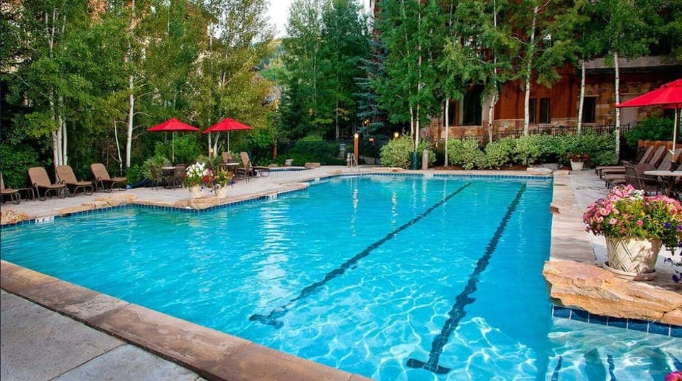 Year-round, heated pool and hot tub