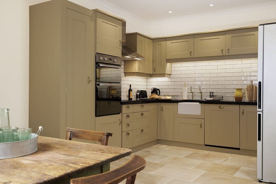 The Coach House at Broadwell Manor Kitchen Area - StayCotswold