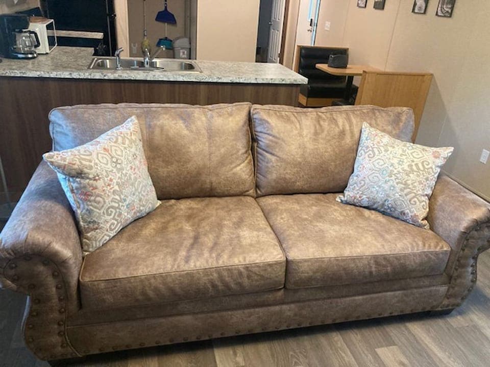 Open living, kitchen