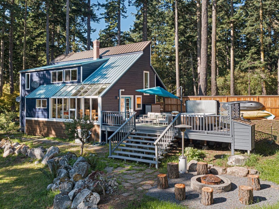 Hawthorn Hideaway located on the south end of San Juan Island.