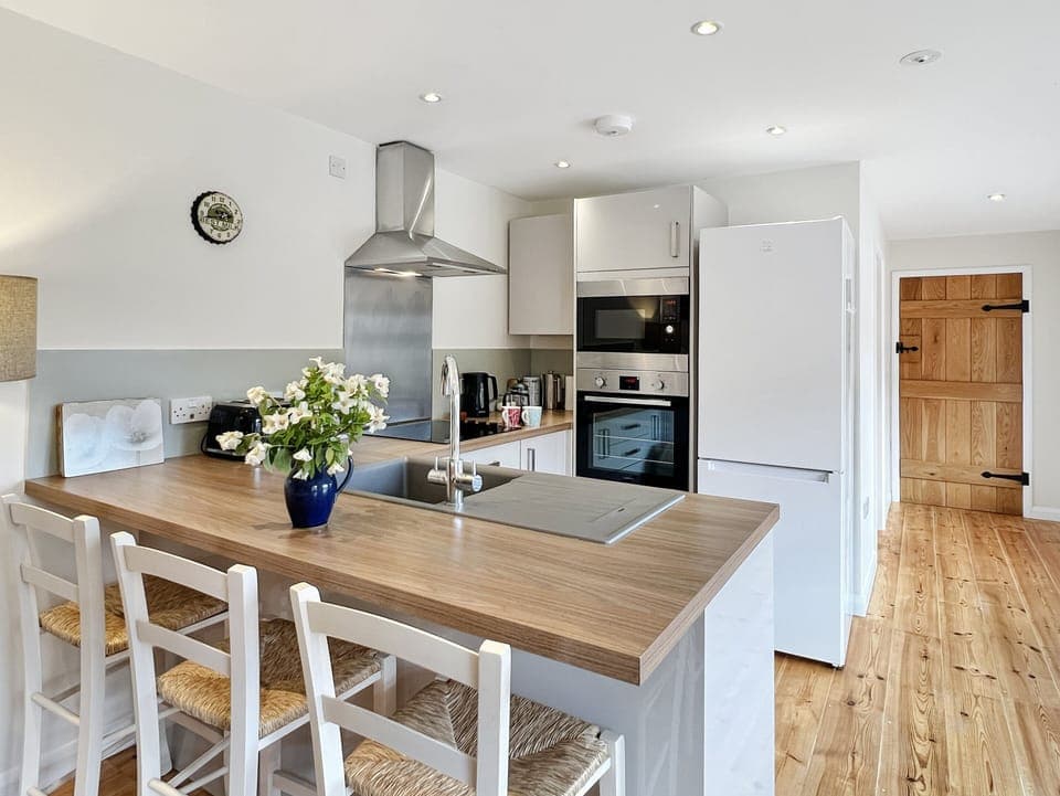 Excellent self-catering facilities in The Barn at Blagdon Farm