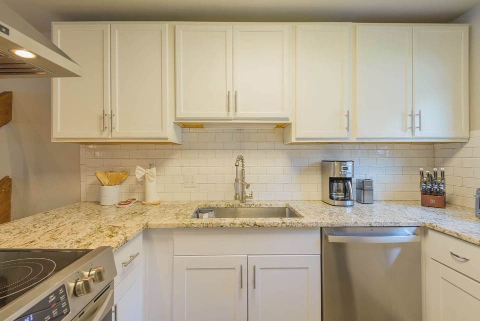 Fully stocked kitchen
